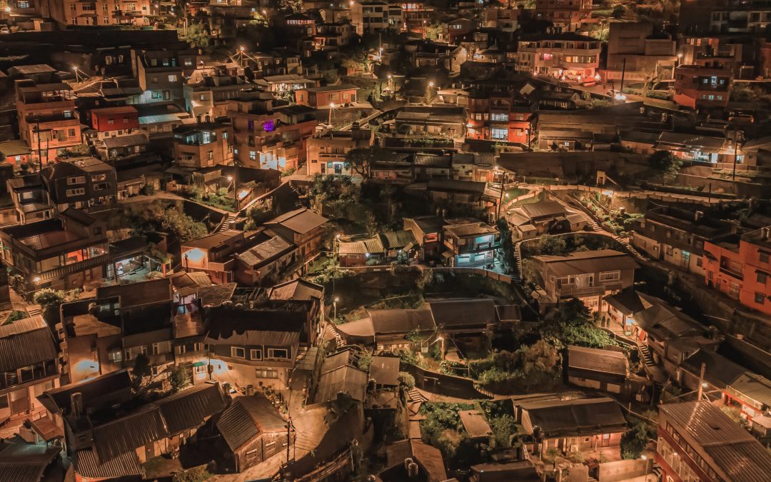 Juifen, Taiwan At night