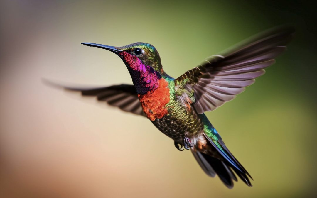 the hamming bird by Ai creation