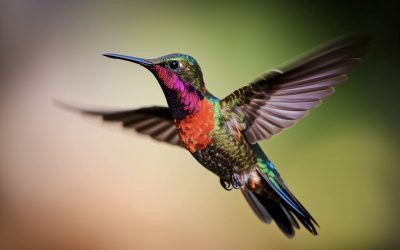 the hamming bird by Ai creation