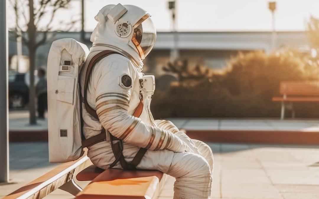 astronaut ! now by midjourney v5