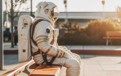 astronaut ! now by midjourney v5